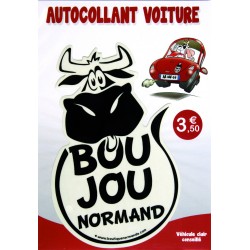 Autocollant noir Boujou...