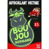 Autocollant vert Boujou normand