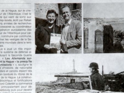 Rafaël Deroo sur le chemin du Mur de l'Atlantique