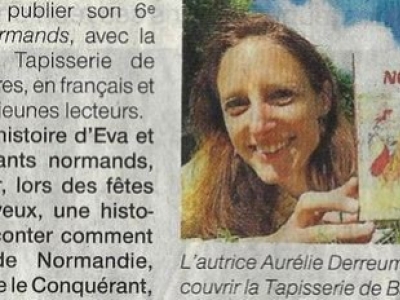 Les ptits normands à la Tapisserie de Bayeux ! 