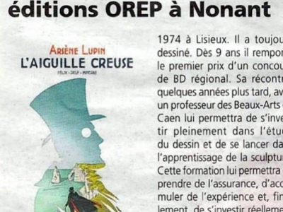 Michael Minerbe aux éditions OREP à Nonant