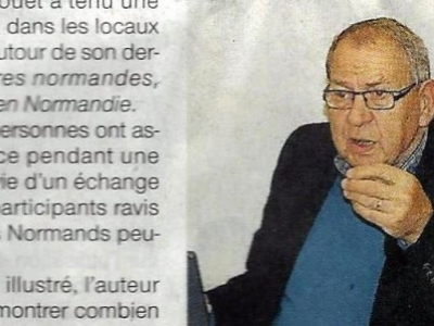 Roger Jouet a présenté les "Colères normandes"