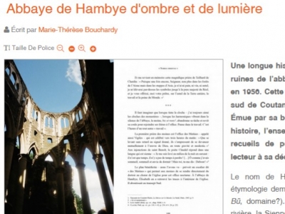 Hambye entre ombres et lumière