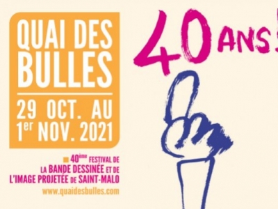 Nous serons présents au festival Quai des Bulles, à Saint-Malo ! 