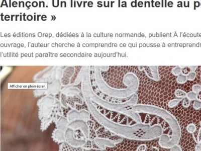 A l'écoute des dentellières d'Alençon