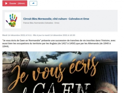 Je vous écris de Caen, en Normandie