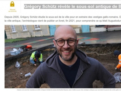 Grégory Schütz révèle le sous-sol antique de Bayeux