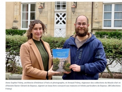 Arnaud & Anne-Sophie Frémy livrent les secrets des hôtels particuliers de Bayeux
