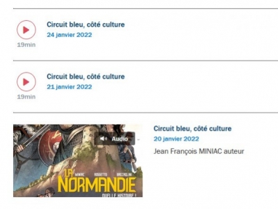 L’histoire de la Normandie de Guillaume à nos jours en BD...