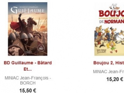 Jean-François Miniac à la librairie  « Mille et une pages » d'Avranches (50) !