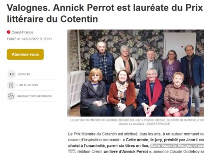 « Saint-Vaast-la-Hougue et ses gens de mer » récompensé !