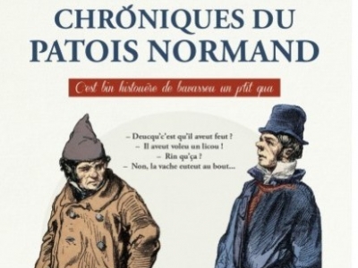 Le livre « Chroniques du patois normand » dédicacé